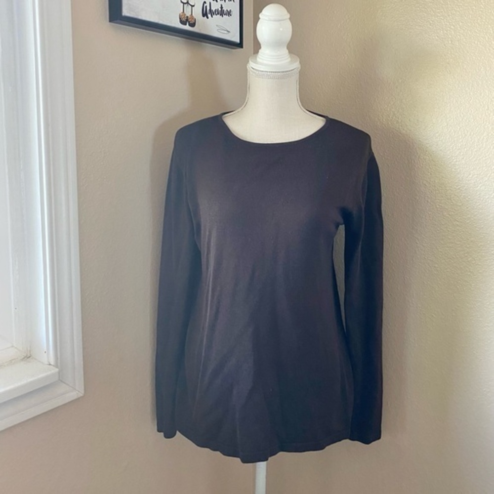 Limited America chocolate brown lightweight sweater, Sz. M